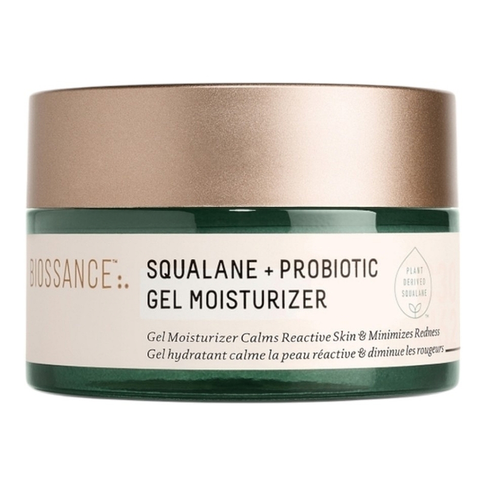 NEW Biossance Squalane Probiotic Gel Moisturizer Vegan Plant Based 1.69 fl oz